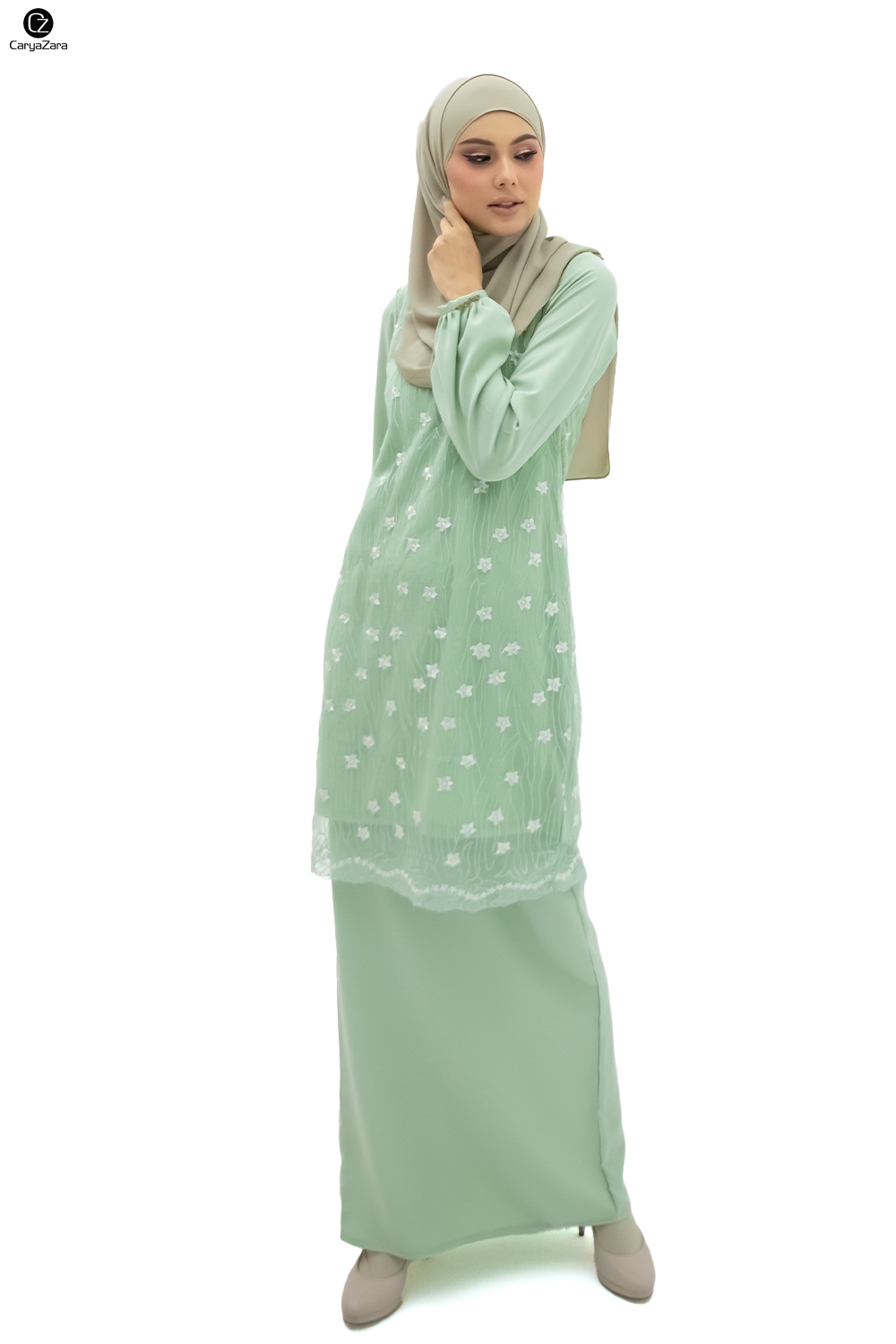 Lateefa Luxe - Mint Green